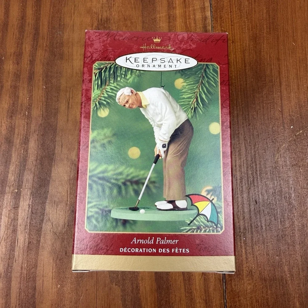Hallmark Keepsake Christmas Ornament PGA Golf Arnold Palmer 2000